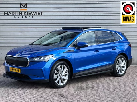 Skoda Enyaq iV 60|Trekhaak|Leder|HUD|Panoramadak|Stoelverwarming|Adaptive Cruise