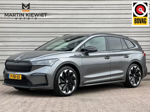 Skoda Enyaq iV 80 Sportline|SOH 96,8%|Trekhaak|Keyless|Camera|Stoelverwarming|ACC